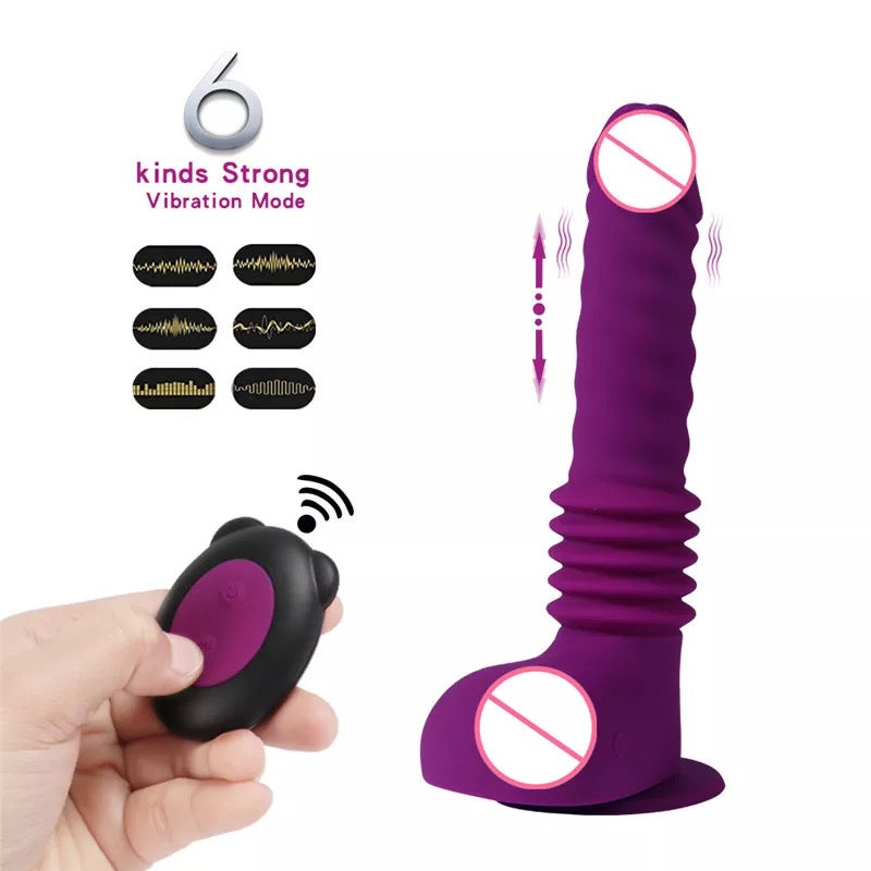 Remote Control “Long Thrust” Vibrator