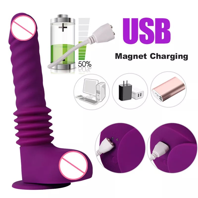 Remote Control “Long Thrust” Vibrator